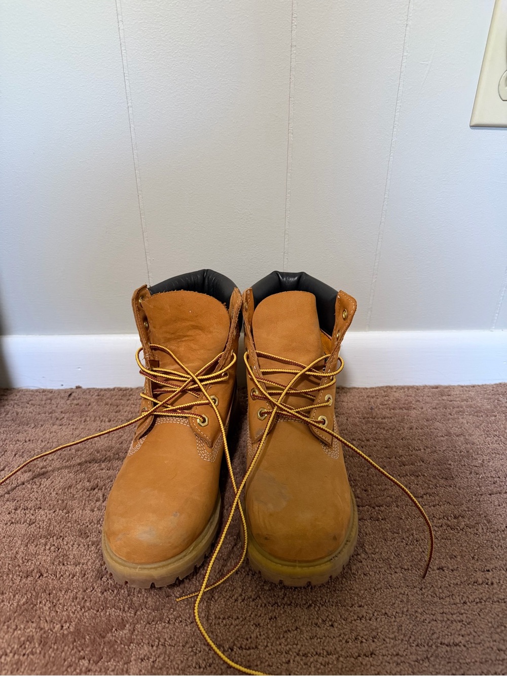 Timberland Wheat Brown Women's Combat Boots